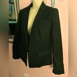 Banana Republic Lined Black Classic Blazer